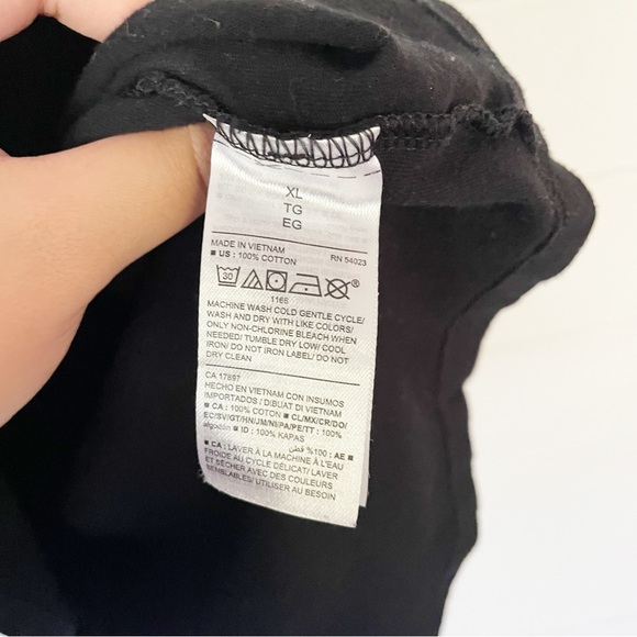 Old Navy Women’s Black Sleeveless Cotton Muscle Tee Size XL - Picture 4 of 7